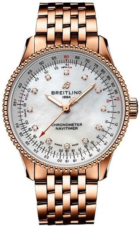 women's breitling navitimer|Breitling Navitimer 35 diamond dial.